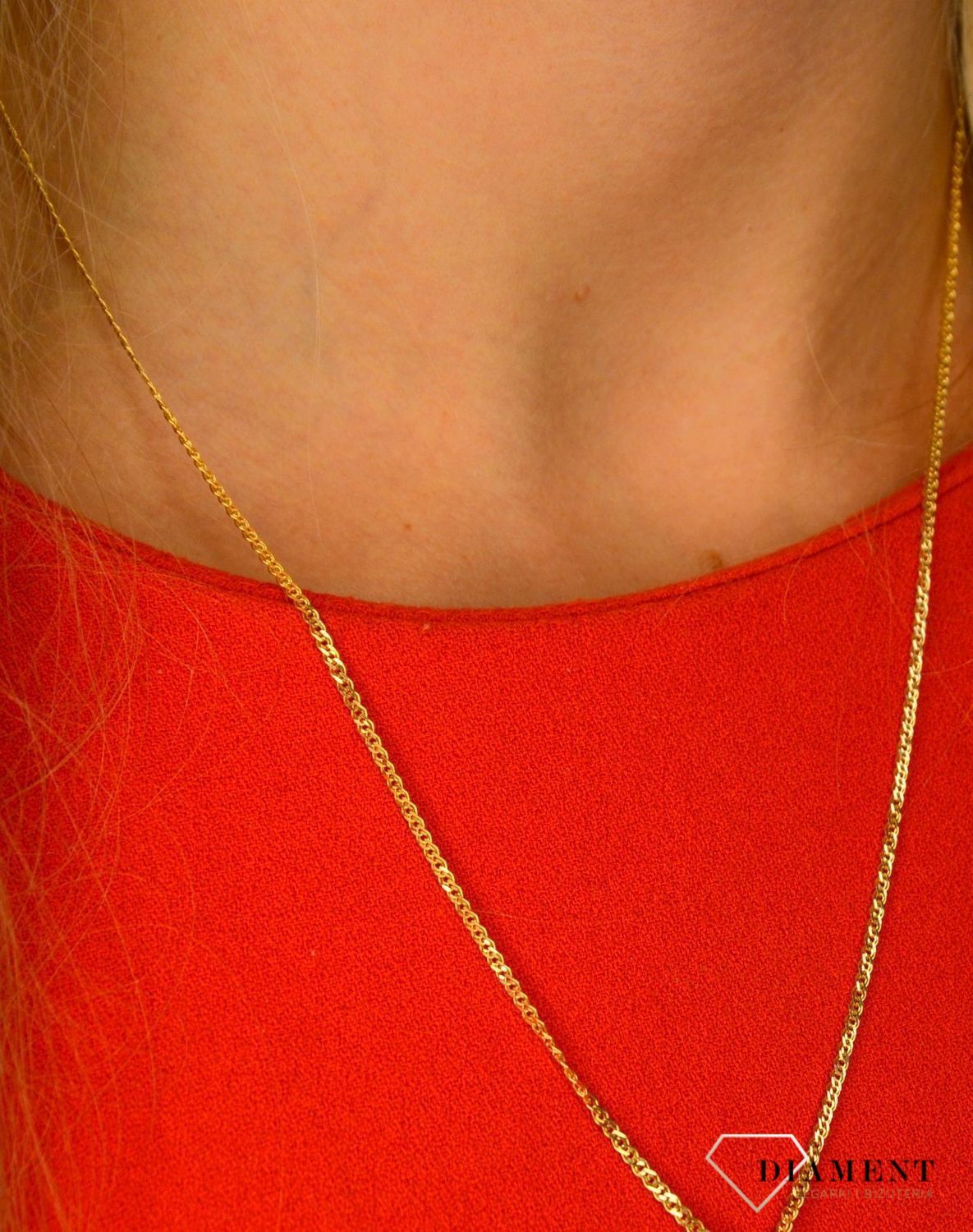 Złoty łańcuszek 585 Mona lisa o szerokości 2 mmvvv.jpg